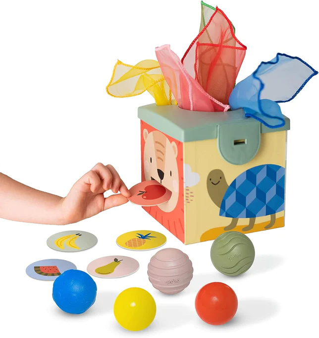 caja educativa bebé Play Box: 0 a 3 meses - juguetes sensoriales